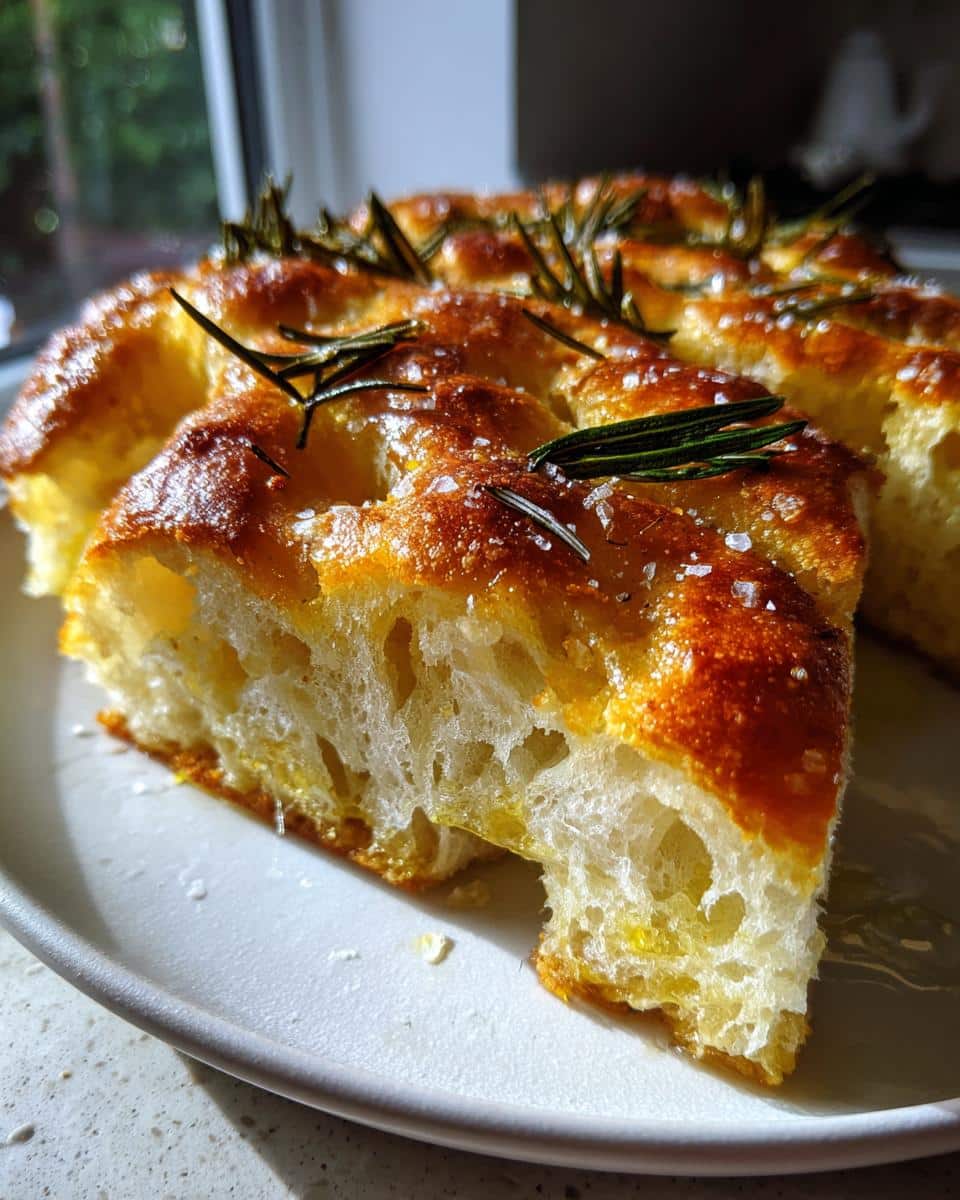 Easy Focaccia Bread - detail 2