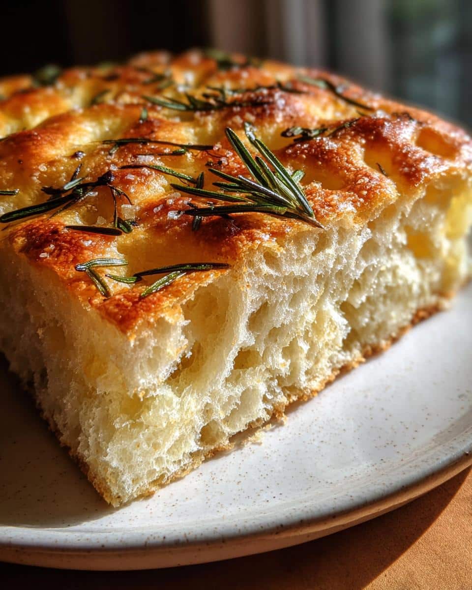 Easy Focaccia Bread - detail 3