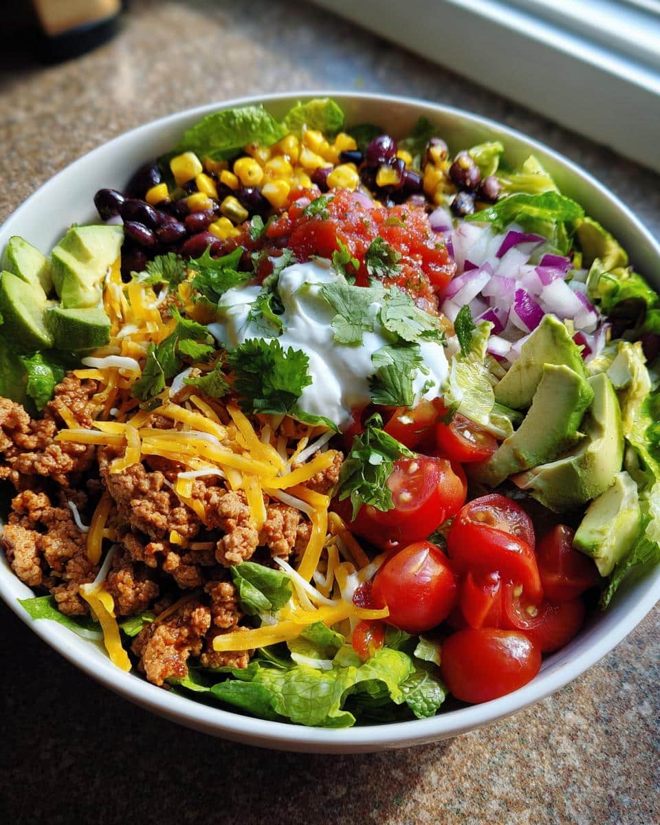 Healthy Taco Salad - detail 4