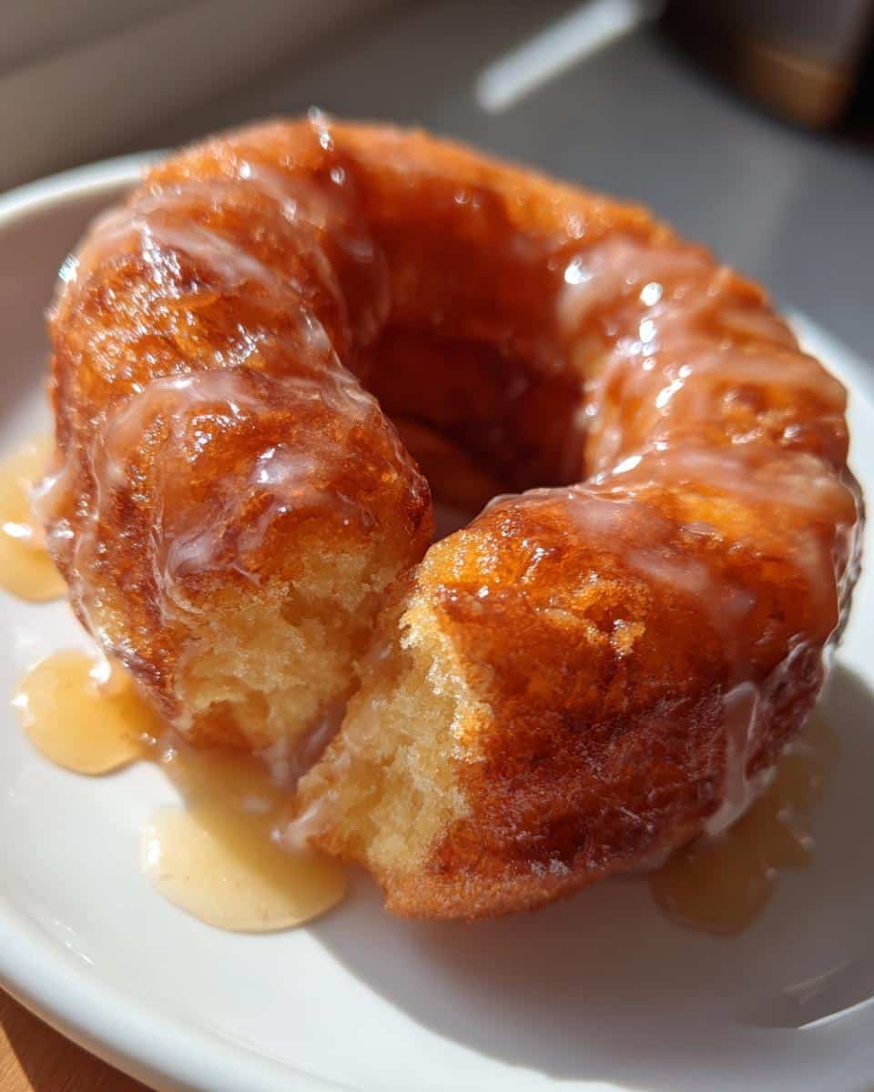 Maple Glazed Doughnuts - detail 2