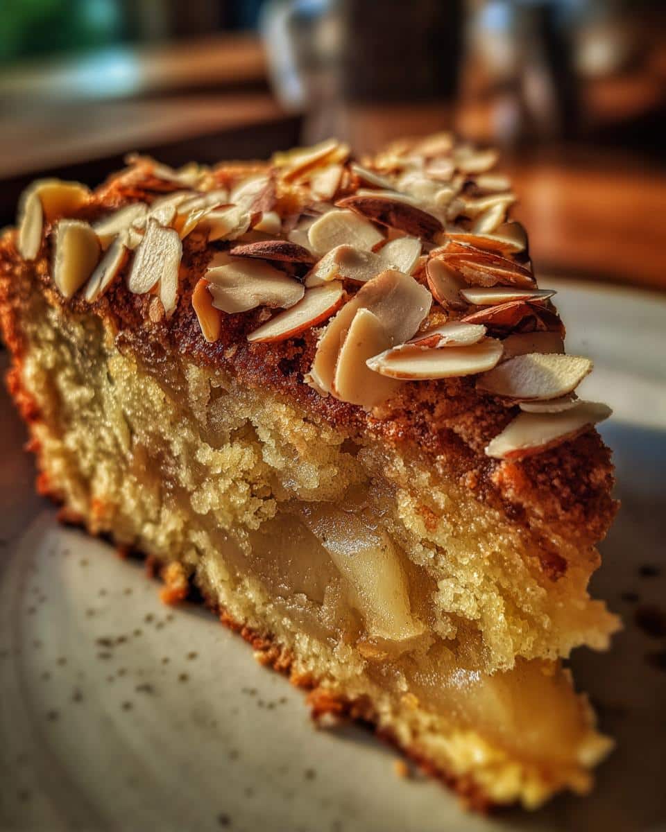 Spiced Pear and Almond Cake - detail 1