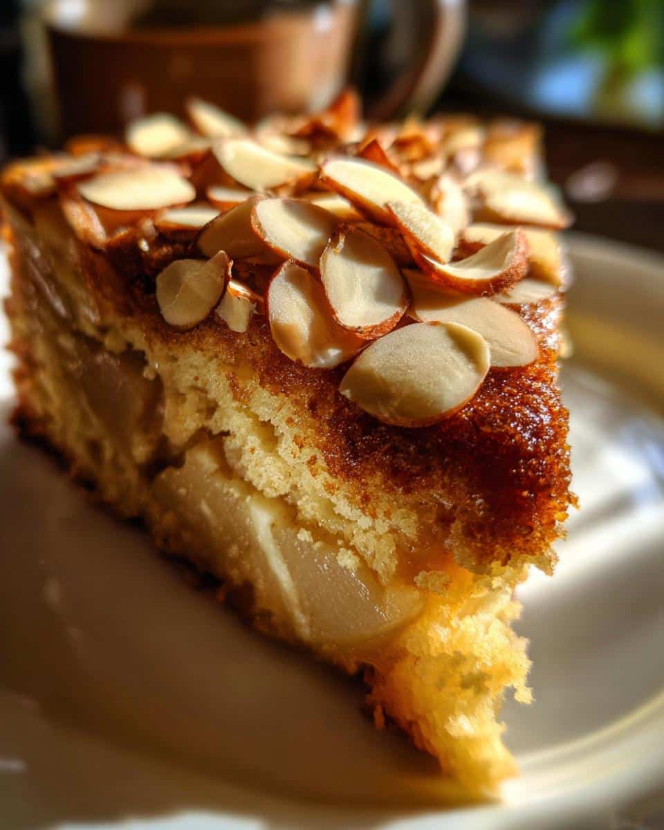 Spiced Pear and Almond Cake - detail 4