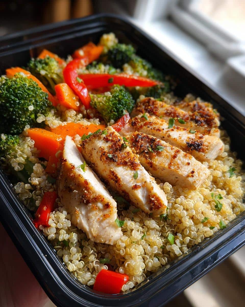 weekday meal prep lunches - detail 1