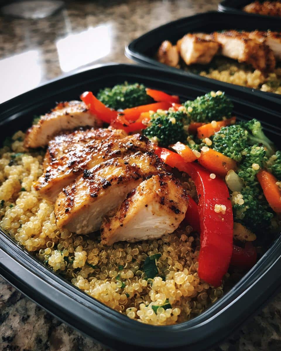 weekday meal prep lunches - detail 3