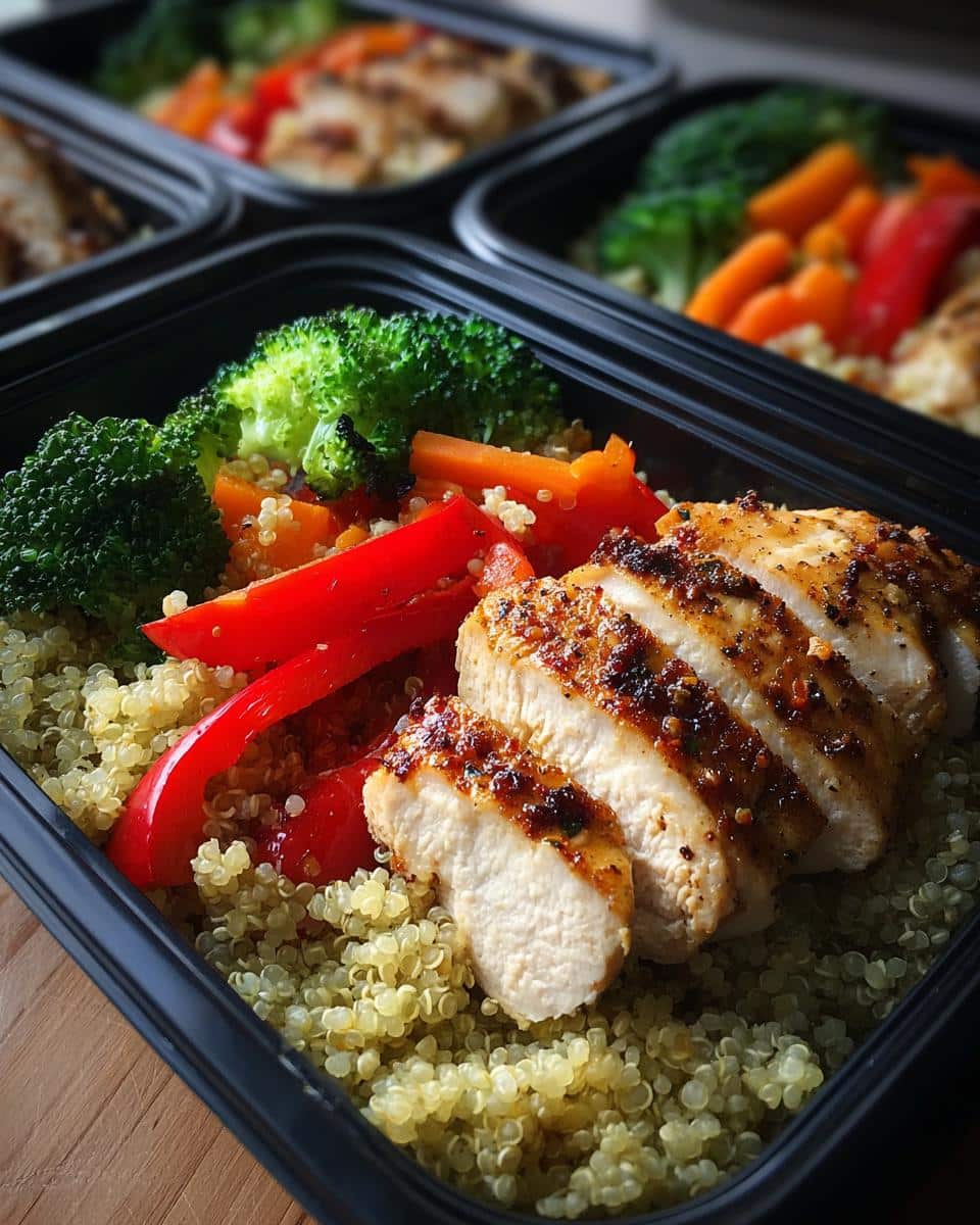 weekday meal prep lunches - detail 4